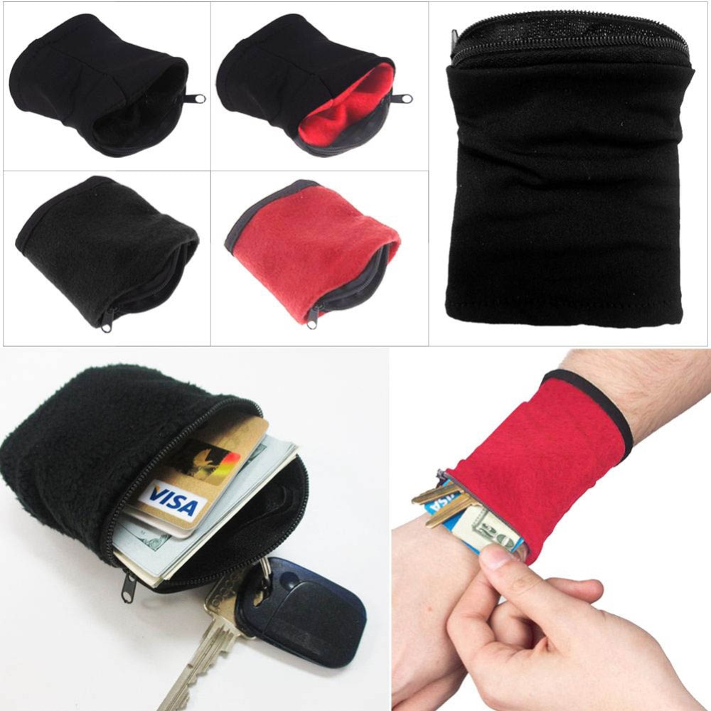 Wrist Wallet Band Zipper Running Pouch Wrist Wallet Band Zipper Running Pouch