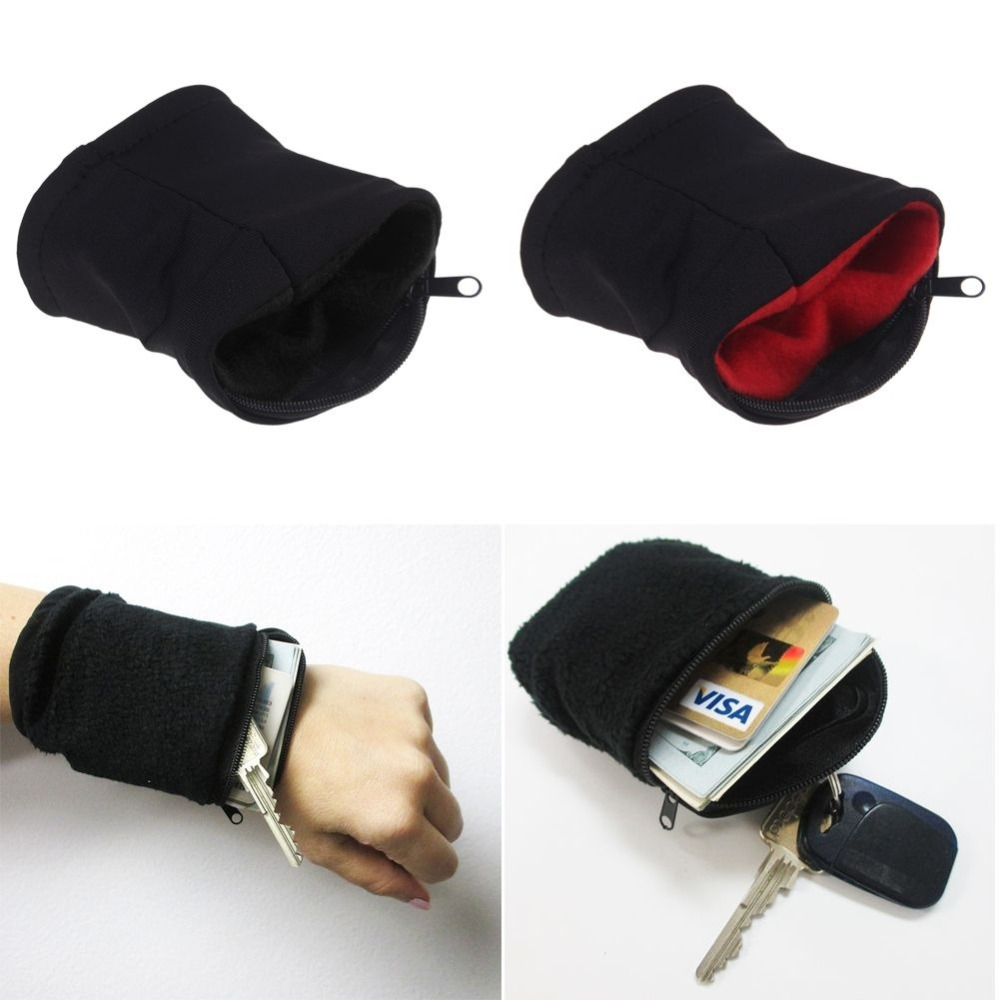 Wrist Wallet Band Zipper Running Pouch Wrist Wallet Band Zipper Running Pouch