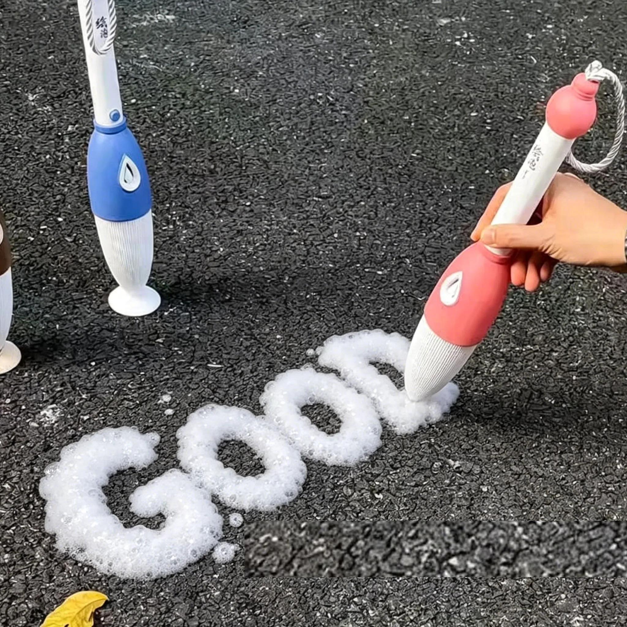 Writing Bubbles Pen Brush Pompero Bubble Stick Calligraphy Outdoor Automatic Handheld Bubble Maker for Drawing Painting Writing Bubbles Pen Brush Pompero Bubble Stick Calligraphy Outdoor Automatic Handheld Bubble Maker for Drawing Painting