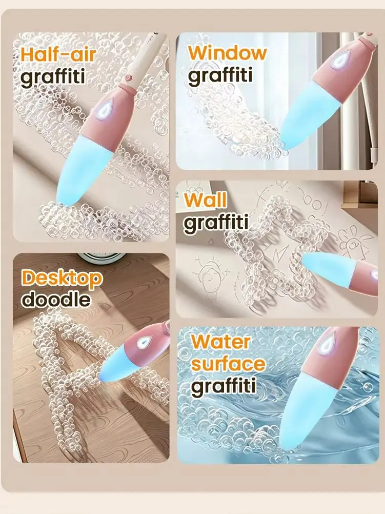 Writing Bubbles Pen Brush Pompero Bubble Stick Calligraphy Outdoor Automatic Handheld Bubble Maker for Drawing Painting Writing Bubbles Pen Brush Pompero Bubble Stick Calligraphy Outdoor Automatic Handheld Bubble Maker for Drawing Painting