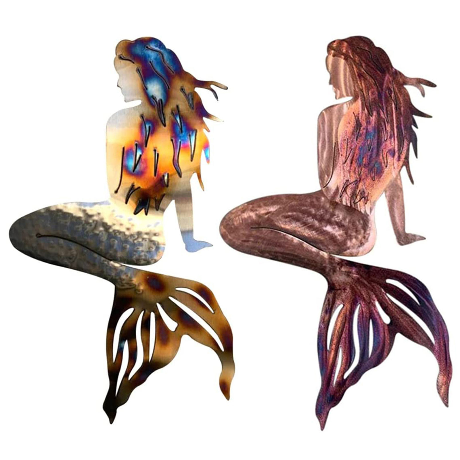 Wrought Iron Metal Mermaid Wall Art Wrought Iron Metal Mermaid Wall Art