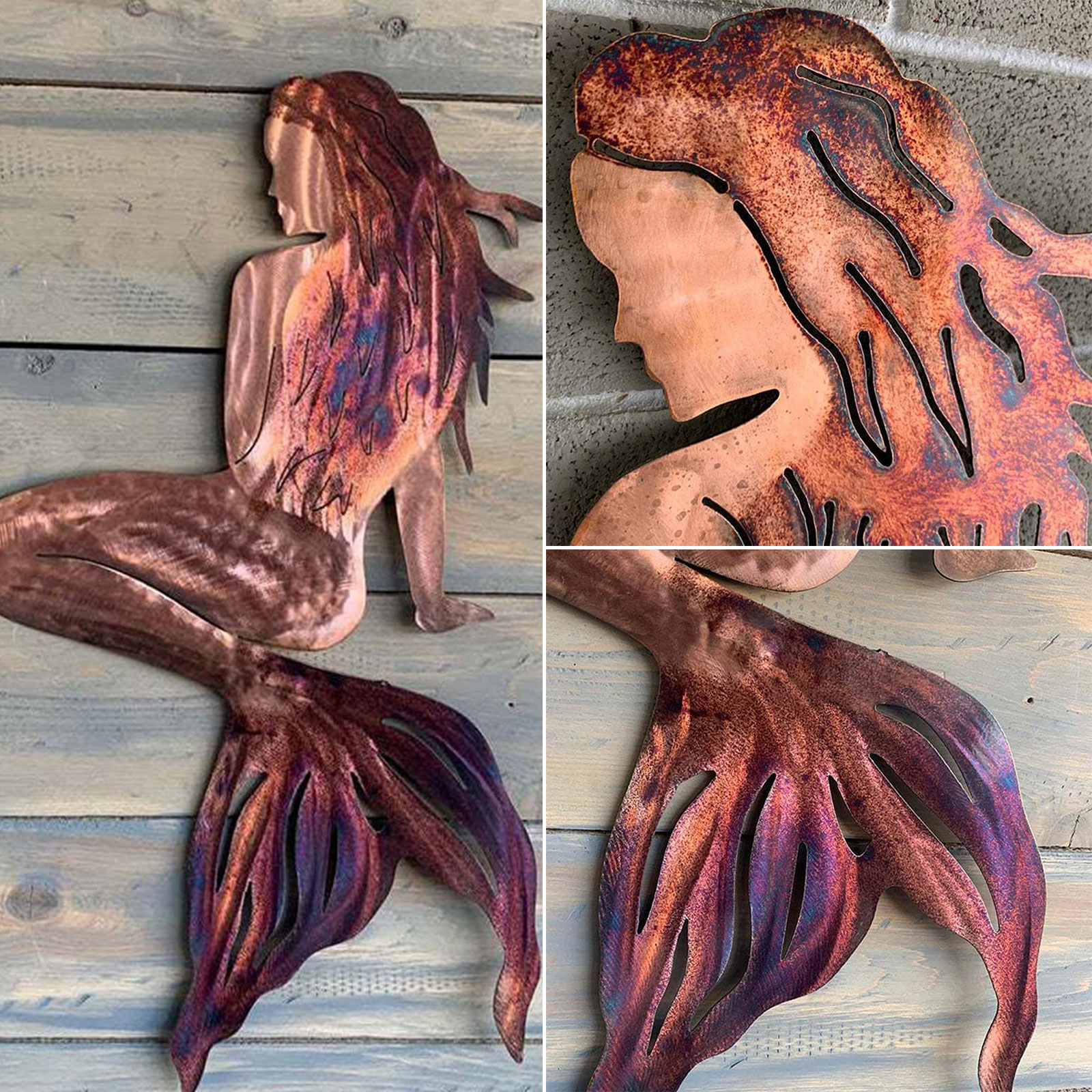 Wrought Iron Metal Mermaid Wall Art Wrought Iron Metal Mermaid Wall Art
