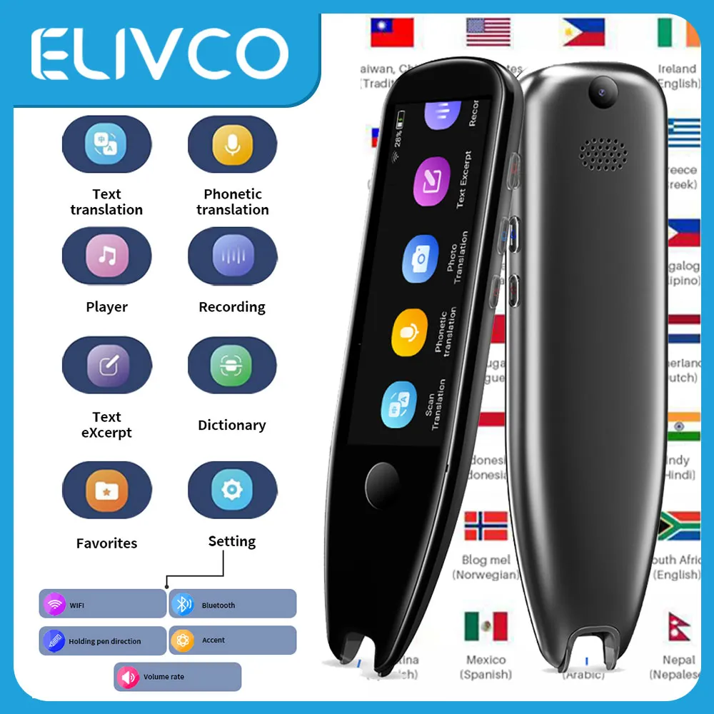 X5 Pro Smart Voice Scan Translator Pen Real-Time Multi-function Language Translation Business Travel Abroad Dictionary X5 Pro Smart Voice Scan Translator Pen Real-Time Multi-function Language Translation Business Travel Abroad Dictionary