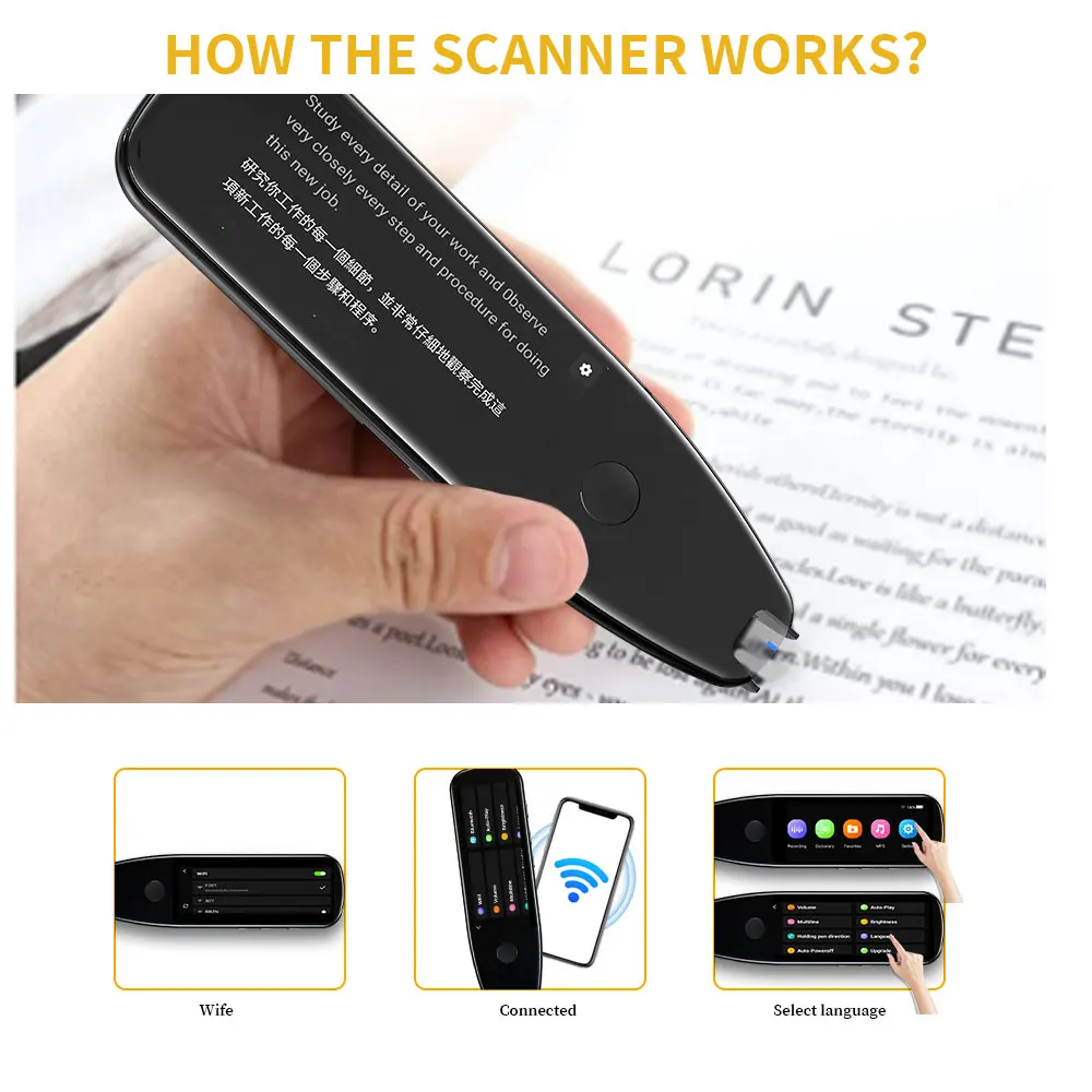 X5 Pro Smart Voice Scan Translator Pen Real-Time Multi-function Language Translation Business Travel Abroad Dictionary X5 Pro Smart Voice Scan Translator Pen Real-Time Multi-function Language Translation Business Travel Abroad Dictionary