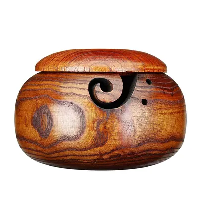 Yarn Bowl Wooden Crochet Wool Storage Yarn Bowl Wooden Crochet Wool Storage
