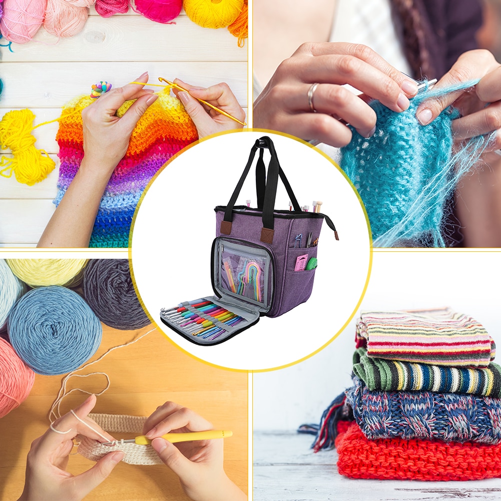 Yarn Storage Bag Knitting and Crochet Organizer Yarn Storage Bag Knitting and Crochet Organizer