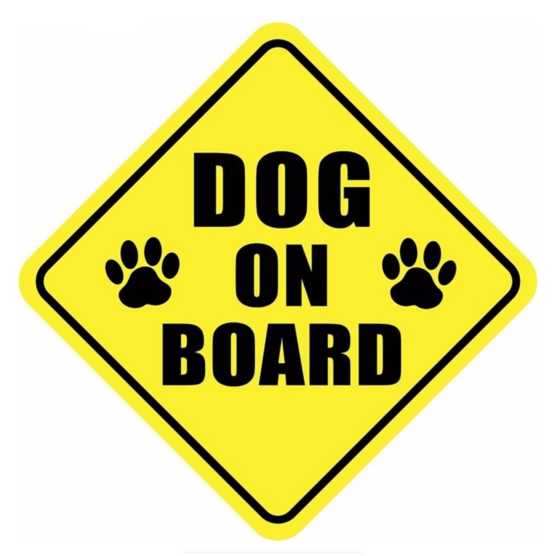 Yellow Dog On Board Sticker (2 pcs) Yellow Dog On Board Sticker (2 pcs)