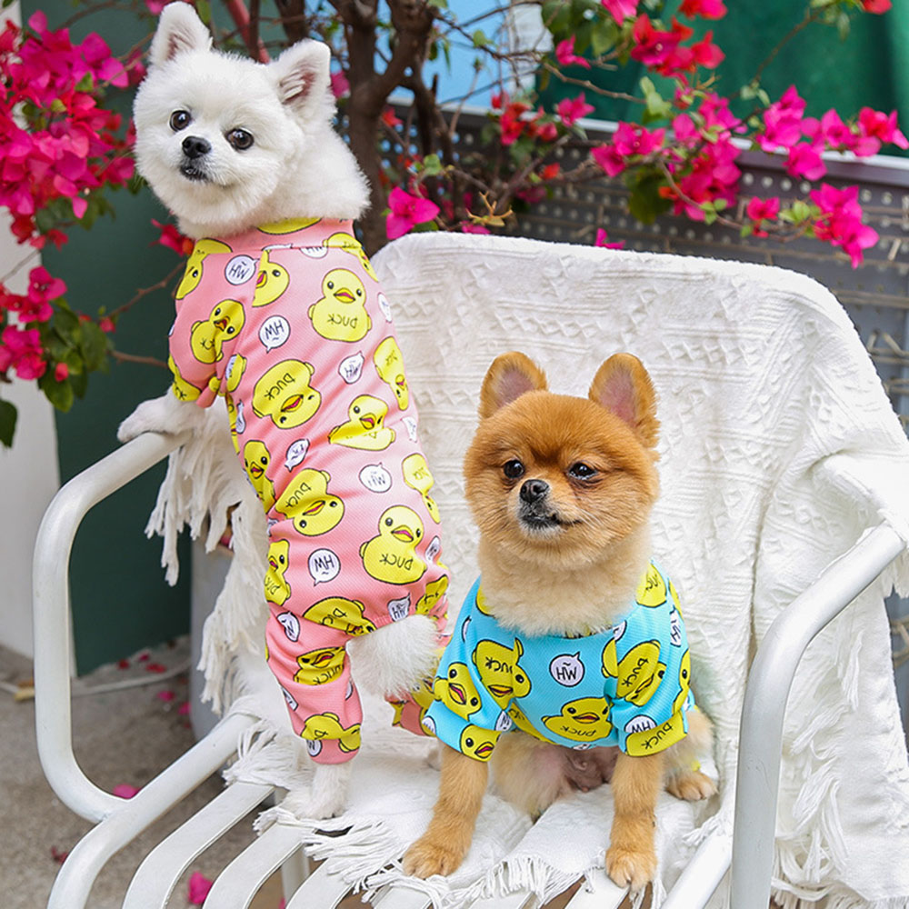 Yellow Duck Design Pajama for Dogs Yellow Duck Design Pajama for Dogs
