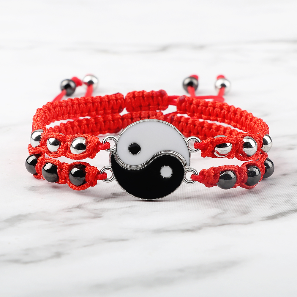 Yin Yang Couple Bracelet (2 pcs)