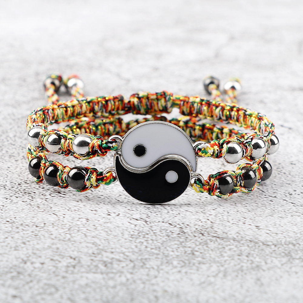 Yin Yang Couple Bracelet (2 pcs)