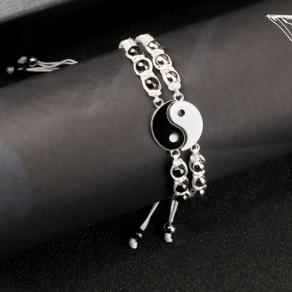 Yin Yang Couple Bracelet (2 pcs)