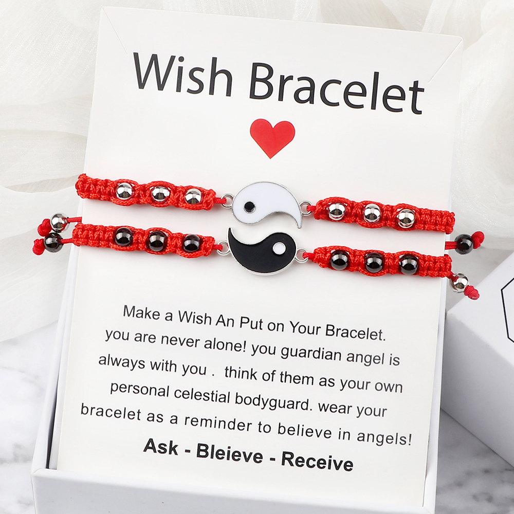 Yin Yang Couple Bracelet (2 pcs)