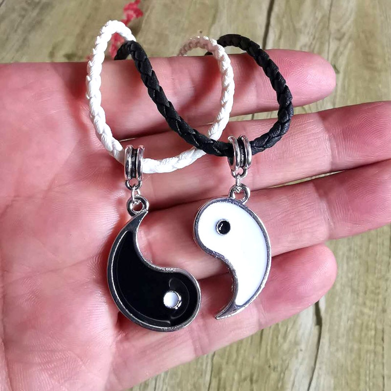 Yin Yang Couple Necklace Chokers (2pcs) Yin Yang Couple Necklace Chokers (2pcs)