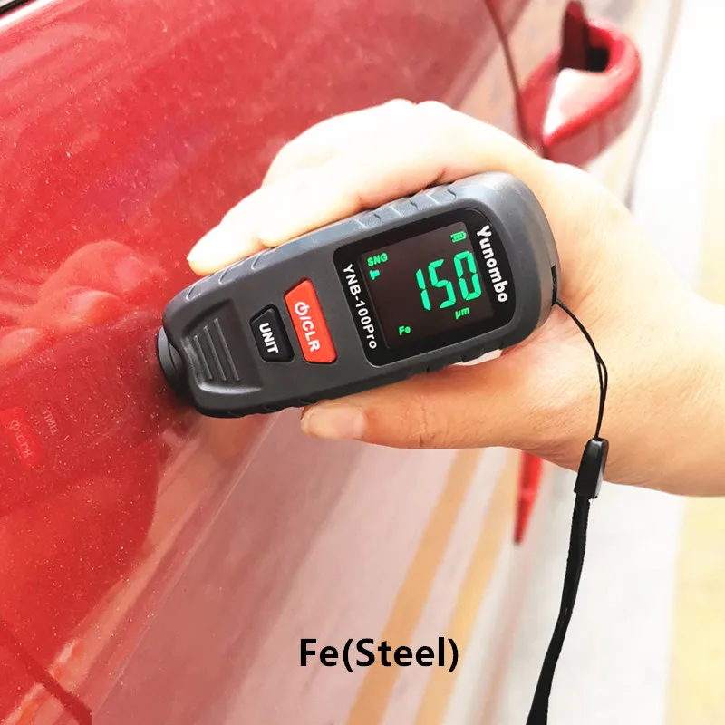 YNB-100Pro Fe nFe Fe+Zn Mini Film Thickness Meter Coating Thickness Gauge Car Paint Thickness Tester YNB-100Pro Fe nFe Fe+Zn Mini Film Thickness Meter Coating Thickness Gauge Car Paint Thickness Tester