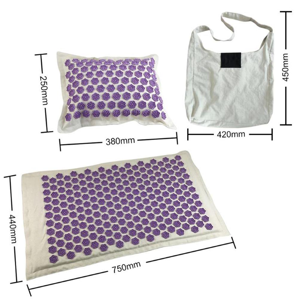 Yoga Massage Mat with Pillow and Bag Yoga Massage Mat with Pillow and Bag