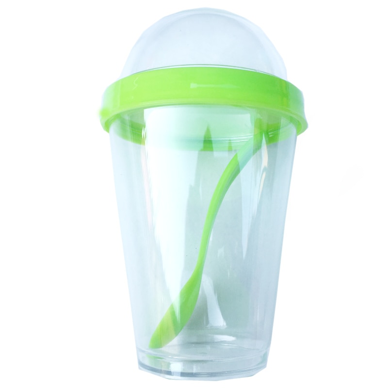 Yogurt Container Dome Lid with Spoon Yogurt Container Dome Lid with Spoon
