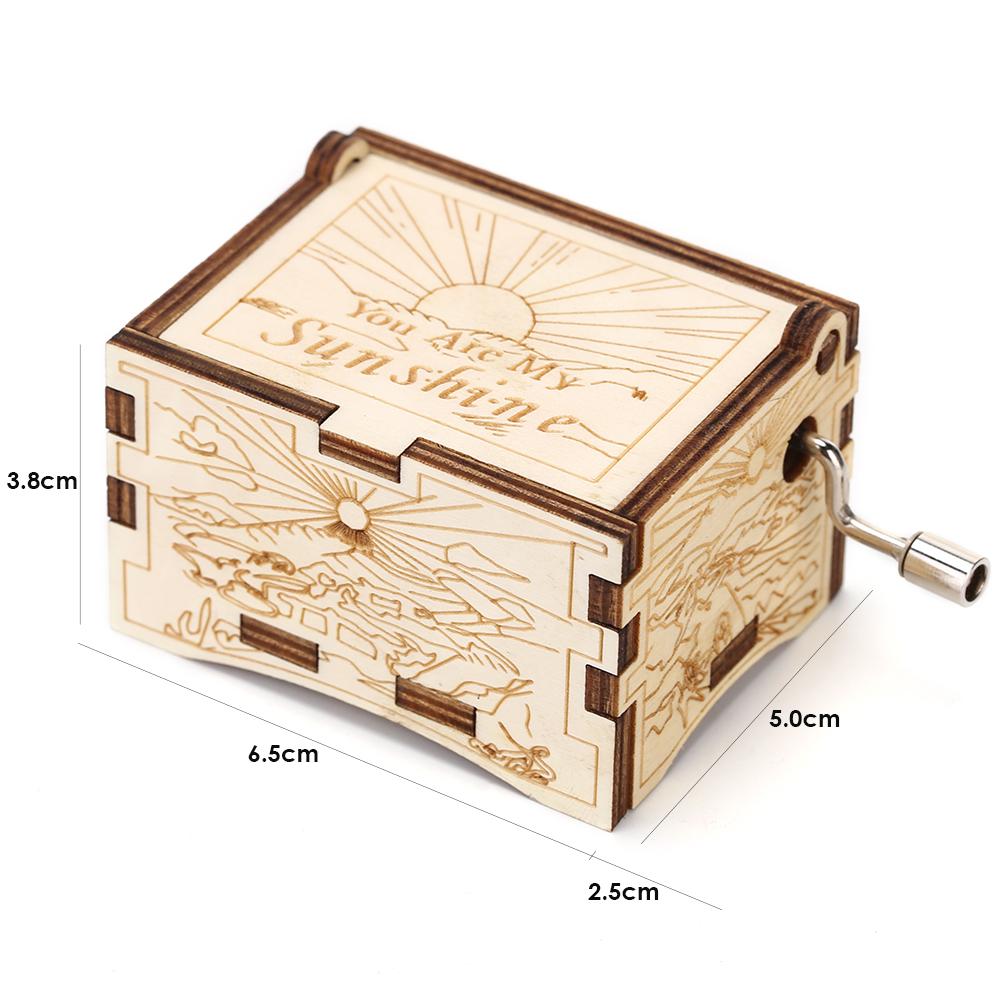 You Are My Sunshine Small Wooden Music Box