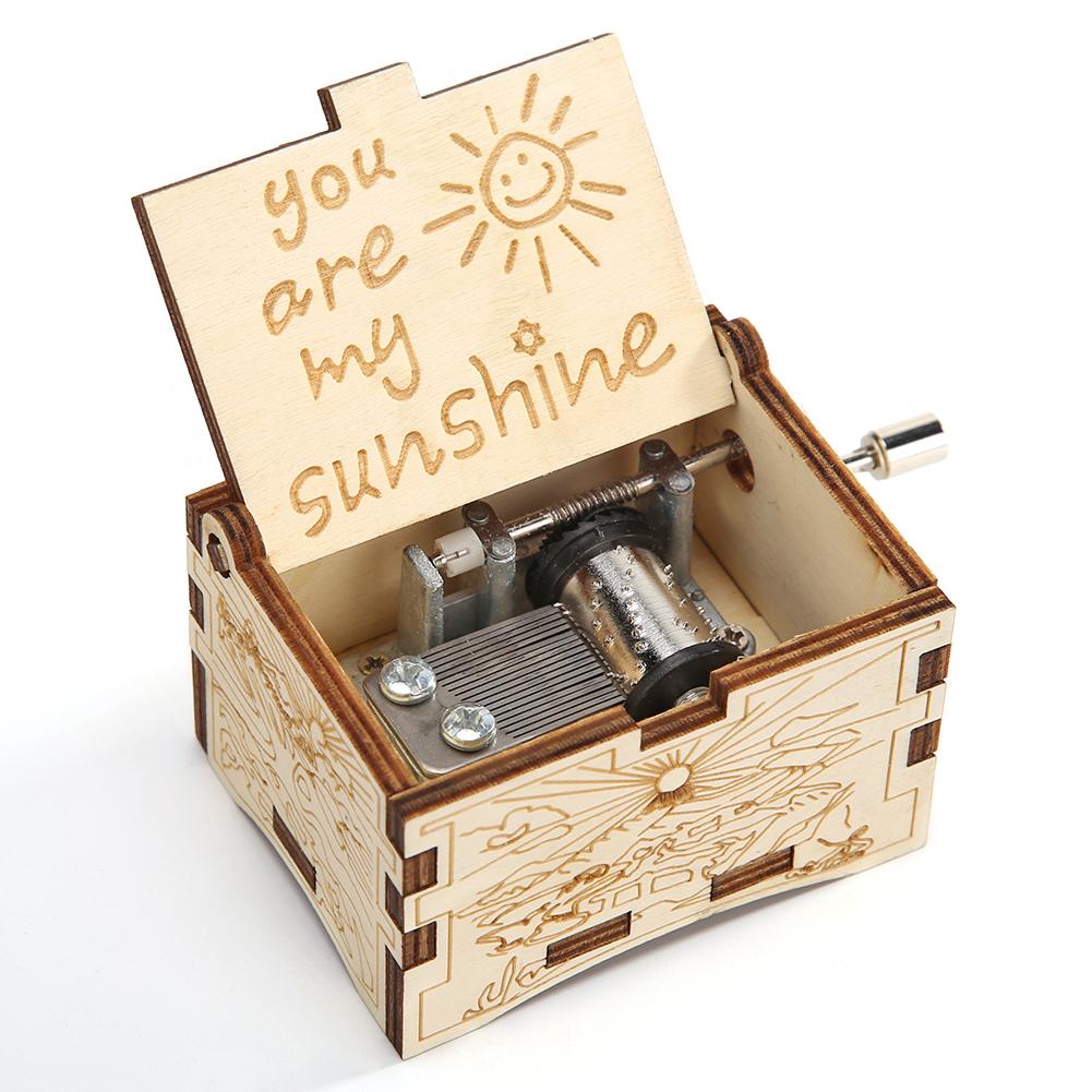 You Are My Sunshine Small Wooden Music Box