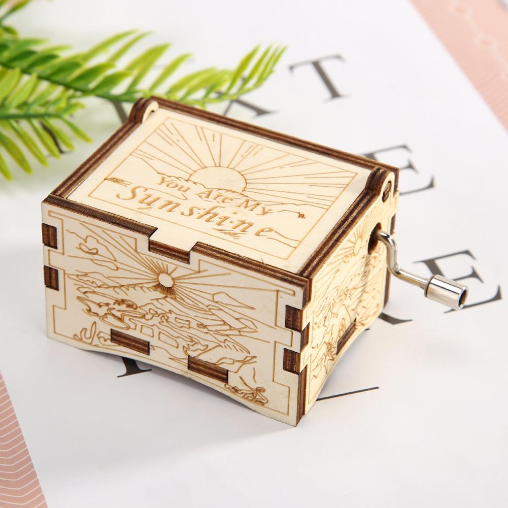 You Are My Sunshine Small Wooden Music Box