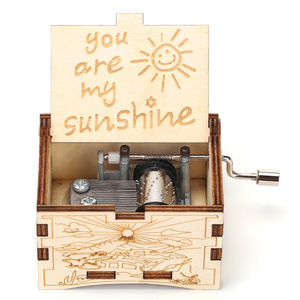 You Are My Sunshine Small Wooden Music Box