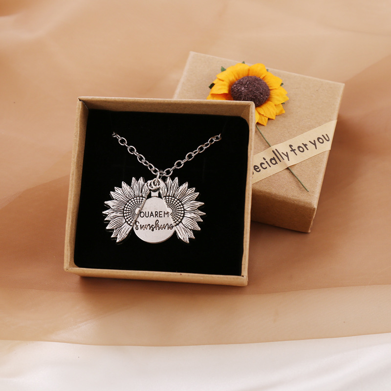 You Are My Sunshine Sunflower Necklace You Are My Sunshine Sunflower Necklace