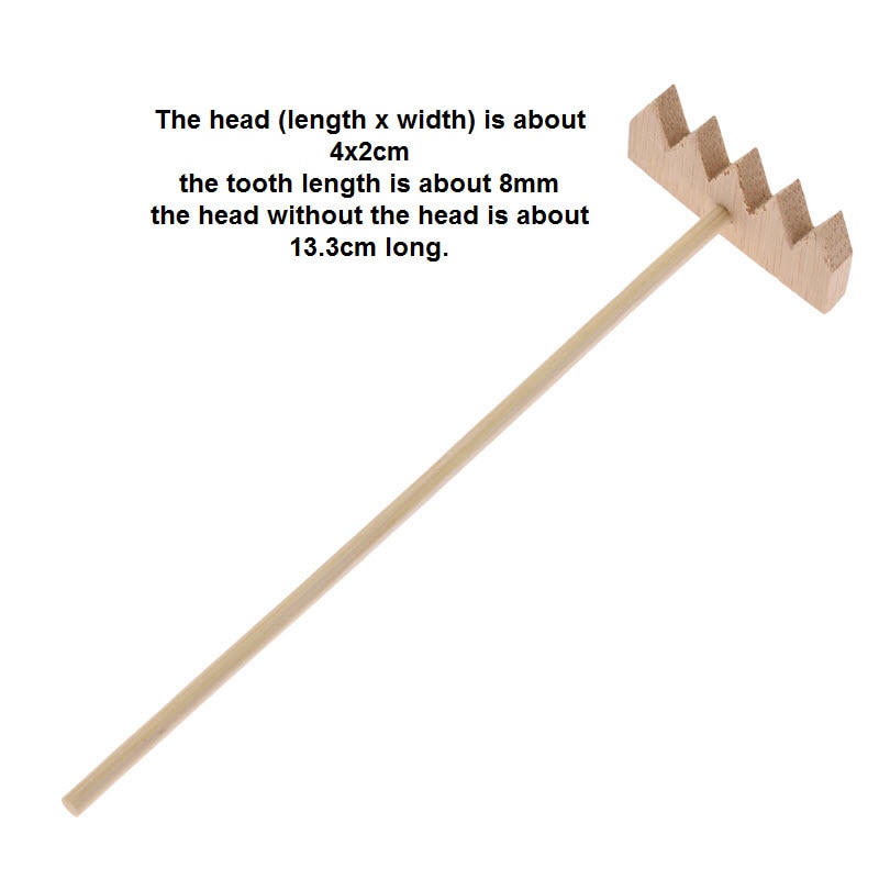 Zen Garden Rakes Bamboo Tools (5pcs) Zen Garden Rakes Bamboo Tools (5pcs)