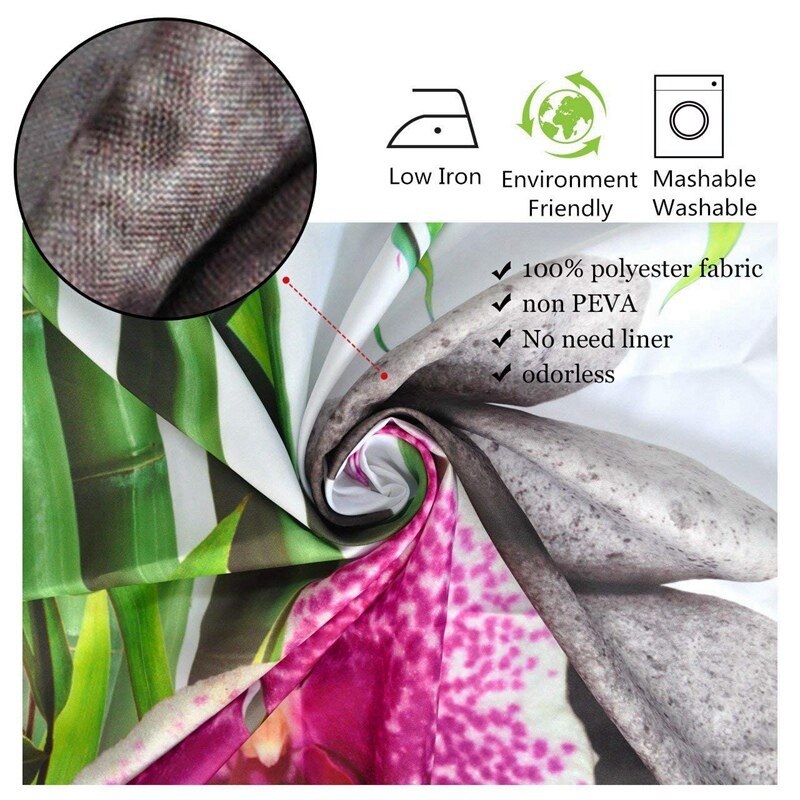 Zen Shower Curtain Waterproof Cloth Zen Shower Curtain Waterproof Cloth