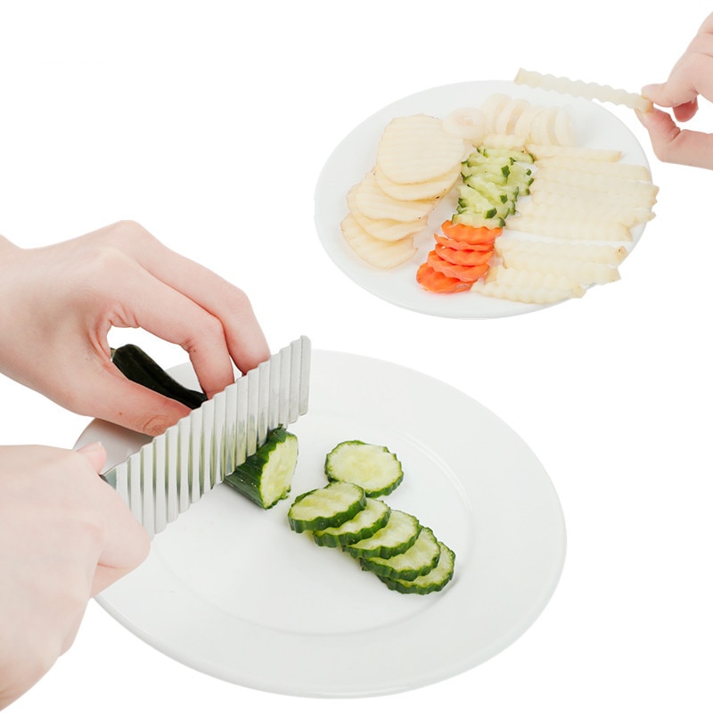 Zig Zag Knife Wavy Potato Slicer Zig Zag Knife Wavy Potato Slicer