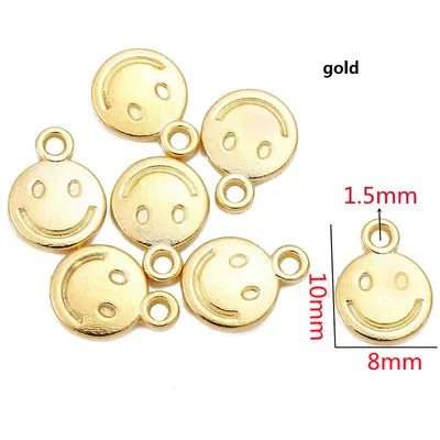 Zinc Alloy Smiley Pendants (40 pcs) Zinc Alloy Smiley Pendants (40 pcs)