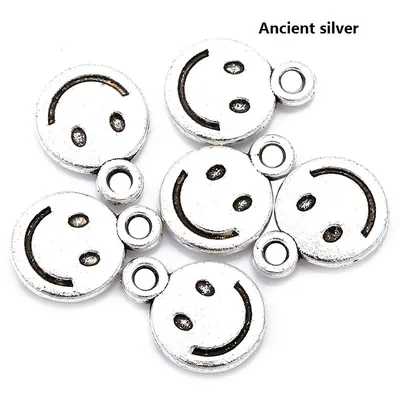 Zinc Alloy Smiley Pendants (40 pcs) Zinc Alloy Smiley Pendants (40 pcs)