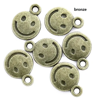 Zinc Alloy Smiley Pendants (40 pcs) Zinc Alloy Smiley Pendants (40 pcs)