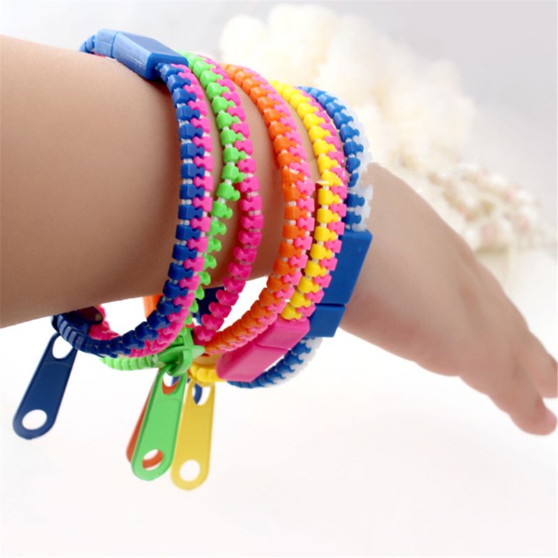 Zipper Bracelets Fidget Toy (12Pcs)