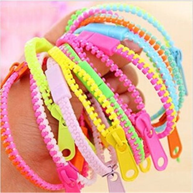 Zipper Bracelets Fidget Toy (12Pcs) Zipper Bracelets Fidget Toy (12Pcs)