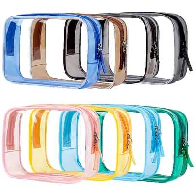 Zipper Clear Plastic Travel Bag Zipper Clear Plastic Travel Bag