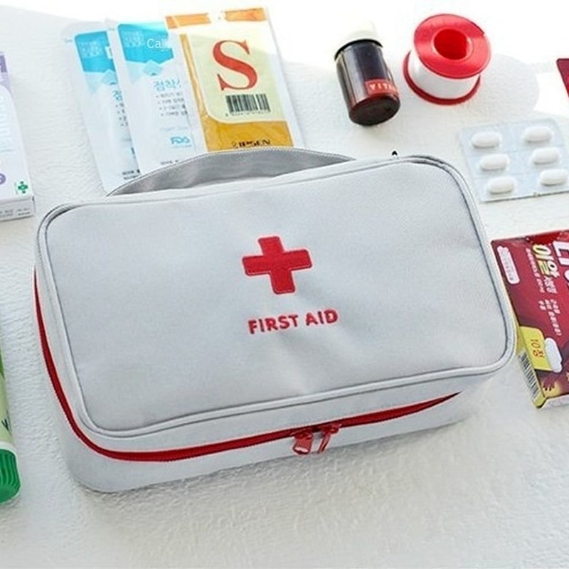 Zipper Closure Empty First Aid Kit Bag Zipper Closure Empty First Aid Kit Bag