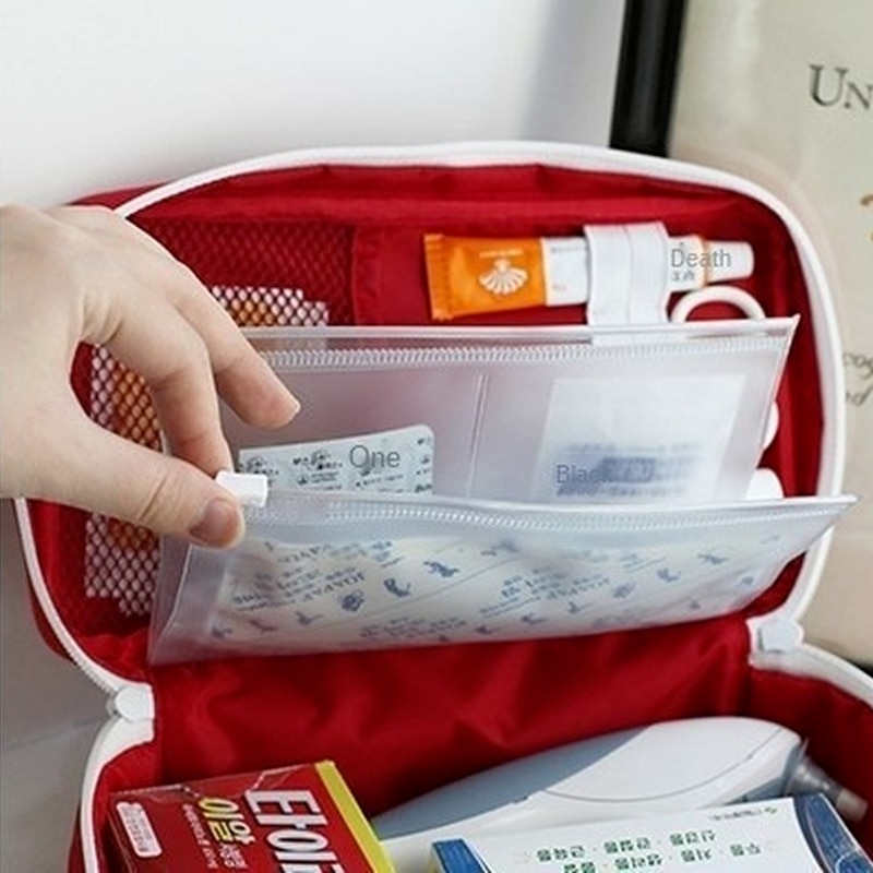 Zipper Closure Empty First Aid Kit Bag Zipper Closure Empty First Aid Kit Bag