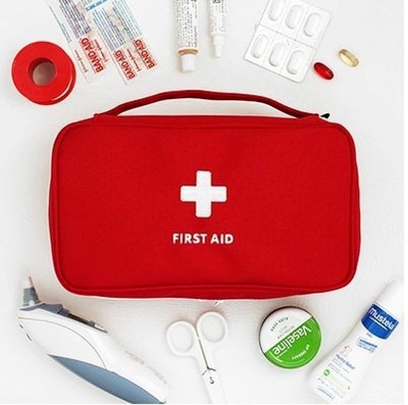Zipper Closure Empty First Aid Kit Bag Zipper Closure Empty First Aid Kit Bag