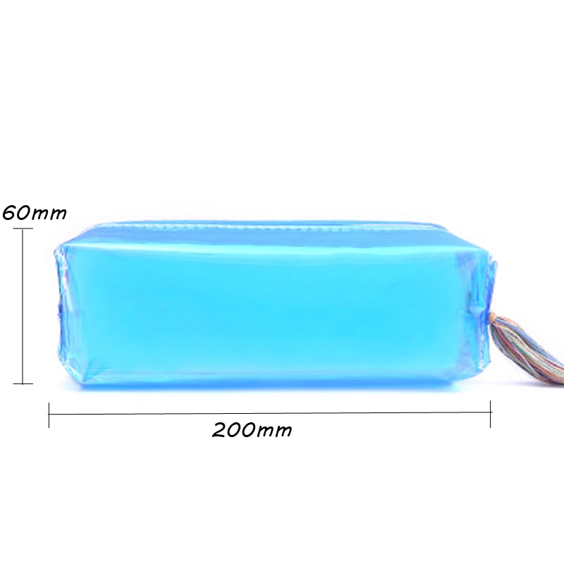 Zippered Clear Holographic Pencil Case Zippered Clear Holographic Pencil Case