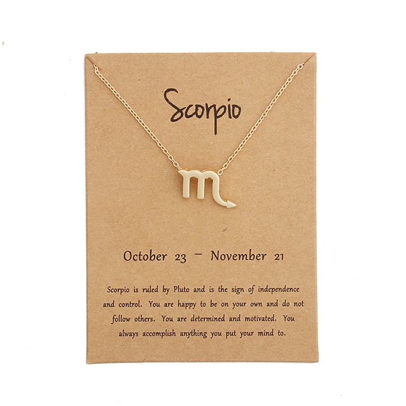 Zodiac Necklace Fashion Accessory Zodiac Necklace Fashion Accessory