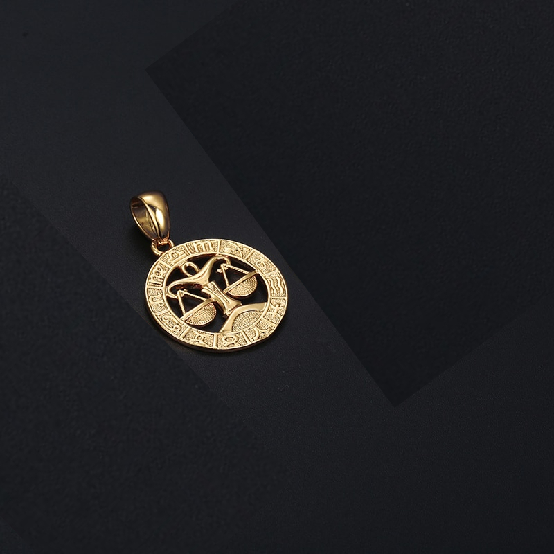 Zodiac Sign Necklace Fashion Jewelry