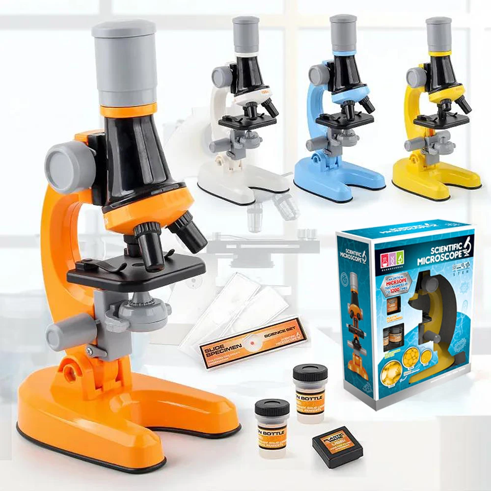 Zoom Children Microscope Biology Lab LED 1200x School Science Experiment Kit Education Scientific Toys Gifts For Kids Zoom Children Microscope Biology Lab LED 1200x School Science Experiment Kit Education Scientific Toys Gifts For Kids